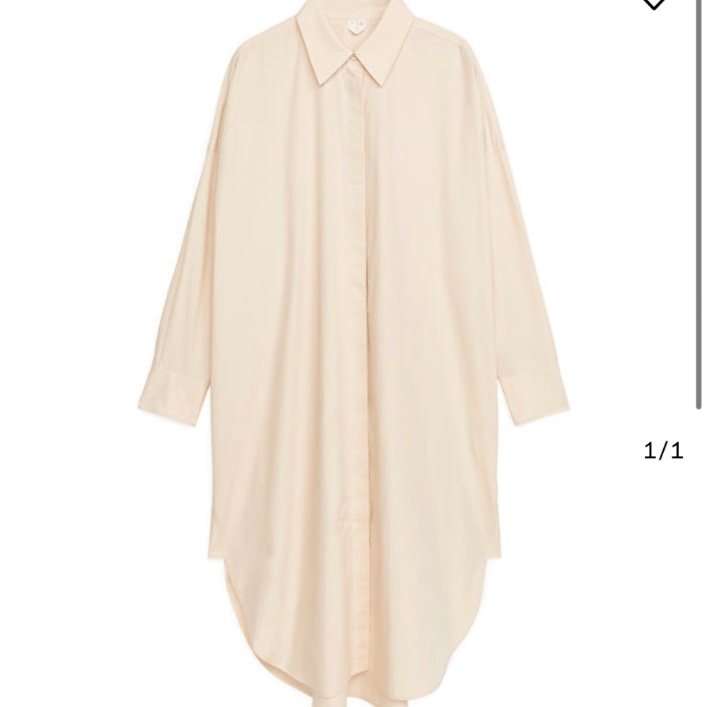 Arket oversized shirt dress